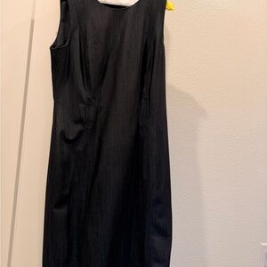 Calvin Klein Collection Navy Midi Dress